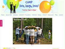 Tablet Screenshot of camplivelaughlove.org
